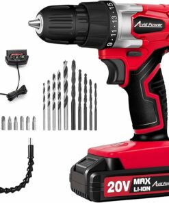 AVID POWER 20V MAX Lithium lon Cordless Drill Set WA2