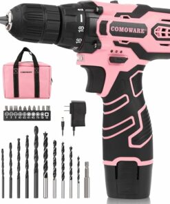 Comoware Pink Cordless Drill Set WA15
