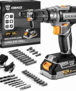 Deko Pro 20V Cordless Power Drill WA3