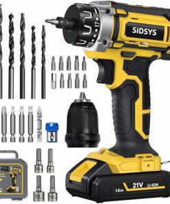 Sidsys 21V Max Electric Cordless Drill Set for Home Projects WA13